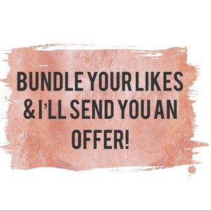 Bundle & Save 💲💲💲